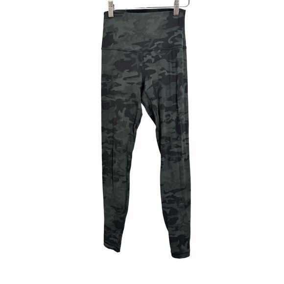 Lululemon‎ Align Pant *Full Length 28" Incognito Camo Multi Gator Green size 4 - Picture 1 of 6